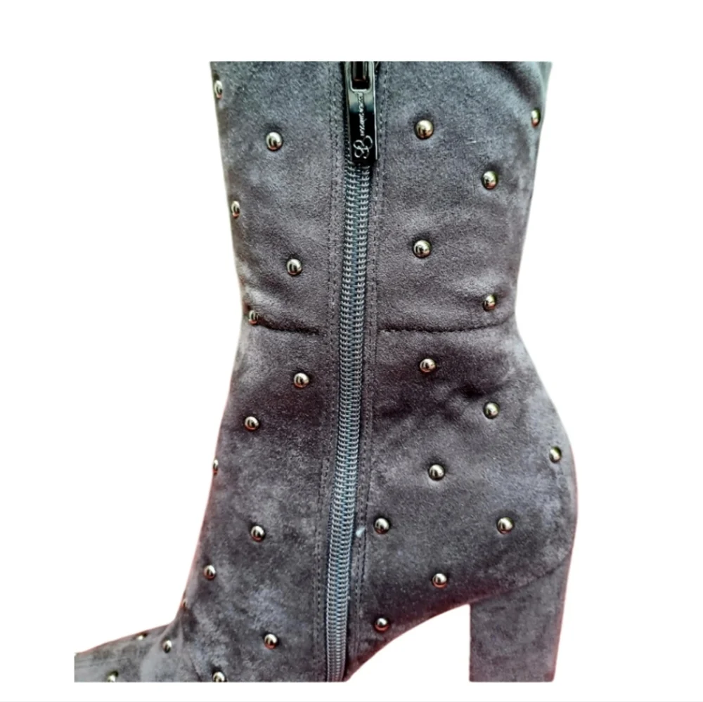 🔥NEW Minor call outs $159 Jessica Simpson Gray Bressy Tall Fashion Boot 7 - Picture 4 of 10